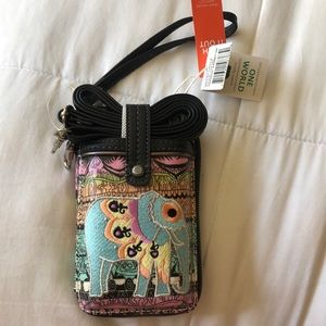 Sakroots Artist Circle Elephant Cross body bag